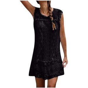 NWT black lace dress
